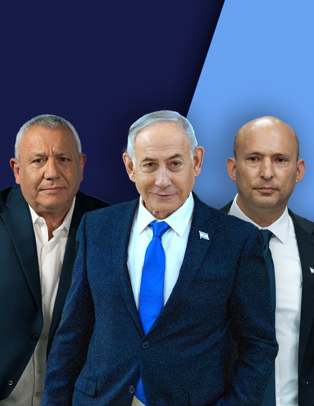 נפתלי בנט, בנימין נתניהו, גדי איזנקוט נפתלי בנט, בנימין נתניהו, גדי איזנקוט