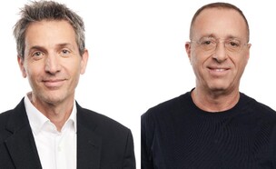 גיל גבע, יו"ר קבוצת תדהר, אורי לוין, מנכ"ל קבוצת תדהר (צילום: רונן אקרמן, עופר חג'יוב)