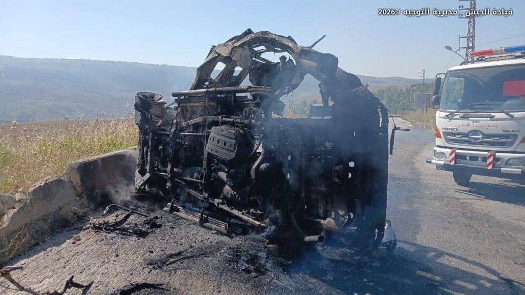 צה"ל תקף כלי רכב שבו קצינים וחיילים בצבא לבנון צה"ל תקף כלי רכב שבו קצינים וחיילים בצבא לבנון