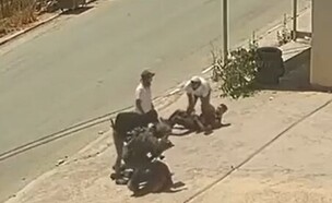 תיעוד פלסטיני: מתנחלים תוקפים פלסטינים בחווארה