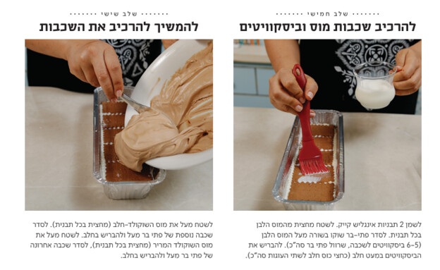 עוגת ביסקוויטים טריקולד 3 עוגת ביסקוויטים טריקולד 3