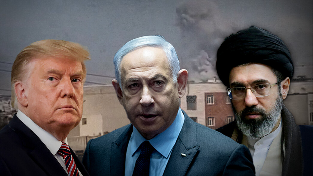 מוג'תבא ח'אמנאי, דונלד טראמפ ובנימין נתניהו