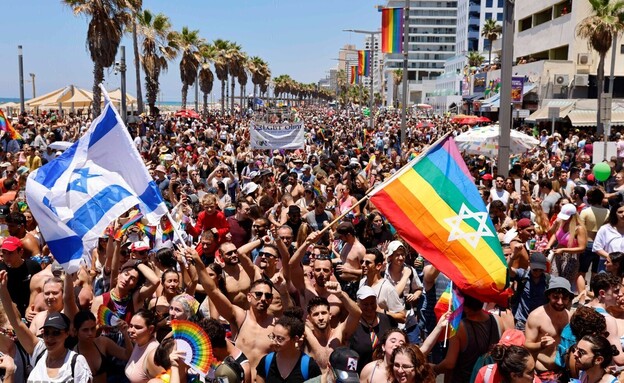 מצעד הגאווה בתל אביב (צילום: גיא יחיאלי)