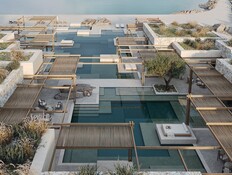 מועדון חוף בפולופונז (הדמיה:  @georgesbatziosarchitects)