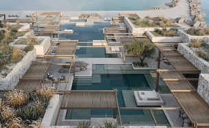 מועדון חוף בפולופונז (הדמיה:  @georgesbatziosarchitects)