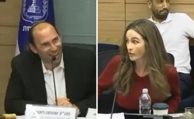 מירב כהן ושמחה רוטמן (צילום: ערוץ כנסת)