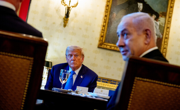נשיא ארה"ב דונלד טראמפ ור"מ ישראל בנימין נתניהו