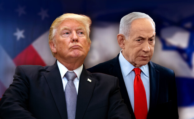 בנימין נתניהו ודונלד טראמפ (צילום: יונתן זינדל, פלאש90, AP)