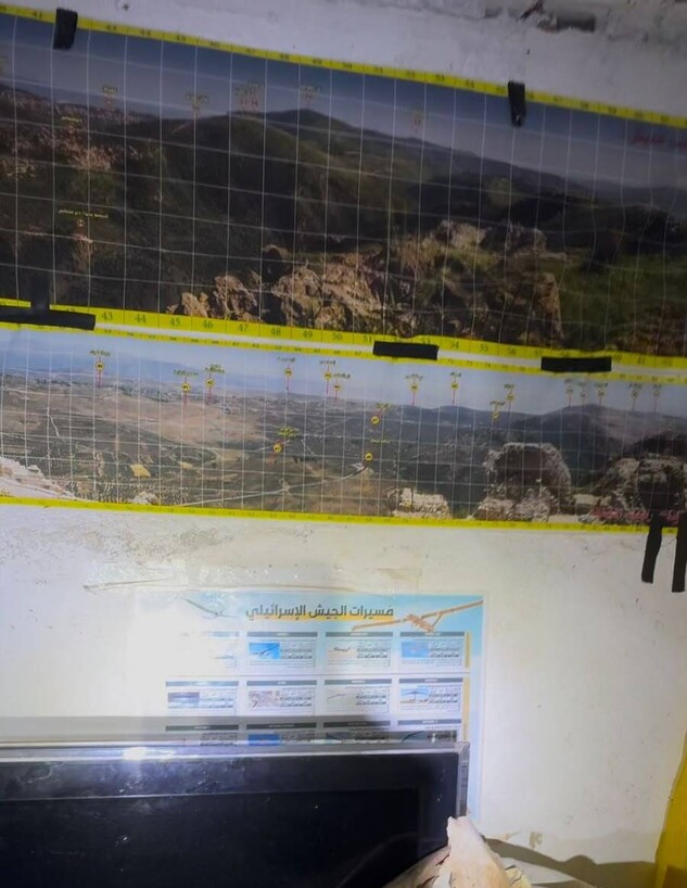 רשת המנהרות התת-קרקעיות מתחת לרכס הבופור רשת המנהרות התת-קרקעיות מתחת לרכס הבופור