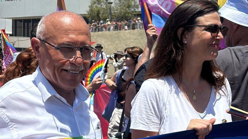 עלי סלאלחה במצעד הגאווה עלי סלאלחה במצעד הגאווה