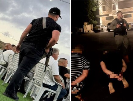 יום אחרי החתונה: התיעוד שהוביל למעצר החתן והכלה מהצפון