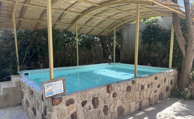 כפר הנוקדים מתחם הוולנס - בריכה כפר הנוקדים מתחם הוולנס - בריכה