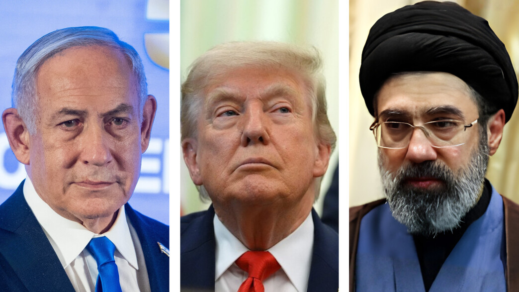 מוג'תבא ח'אמנאי, דונלד טראמפ, בנימין נתניהו מוג'תבא ח'אמנאי, דונלד טראמפ, בנימין נתניהו