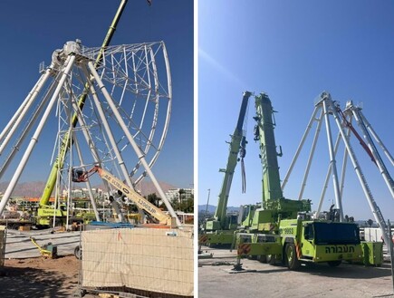 אטרקצייה חדשה באילת: גלגל ענק שצופה על העיר - כולל קרונות VIP