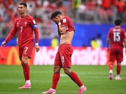 שחקני פורטוגל מאוכזבים (GETTY) (צילום: ספורט 5)