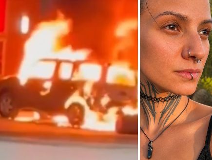 "אלת האש" הואשמה בניסיון רצח – אחרי שהציתה את הרכב של חבריה