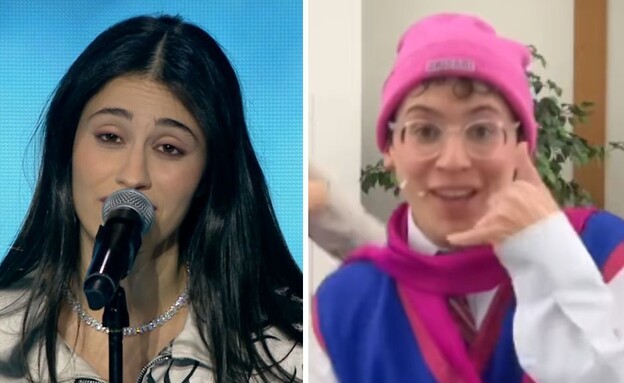 שחר טבוך שירה זלוף (צילום: מתוך האינסטגרם של שחר | מתוך "הכוכב הבא", קשת 12)