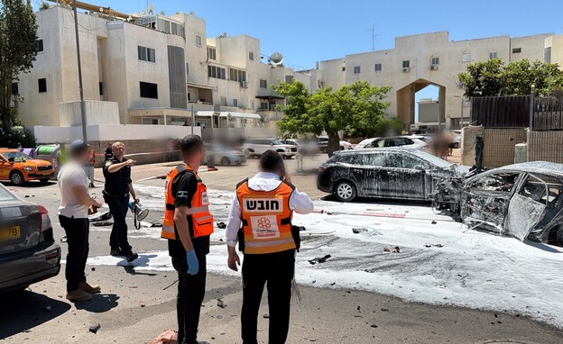 זירת הפיצוץ בקריית גת זירת הפיצוץ בקריית גת