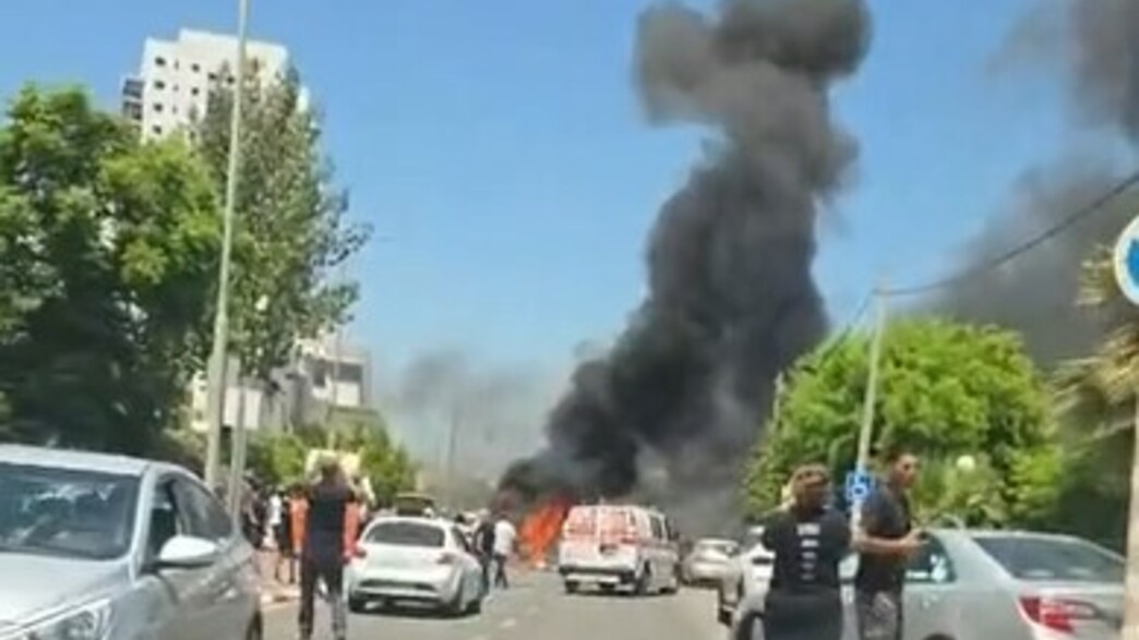 זירת הפיצוץ בקריית גת זירת הפיצוץ בקריית גת
