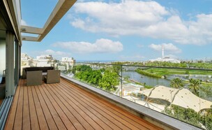 פנטהאוז ברחוב אוסישקין בתל אביב ב-45 מיליון שקל (צילום: גלעד פורת, סותבי'ס ישראל נדל''ן)