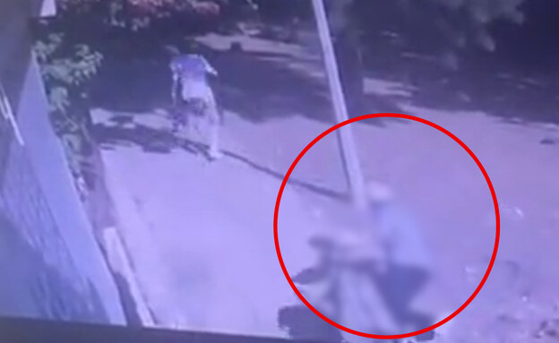 תיעוד התקיפה של הזקנה