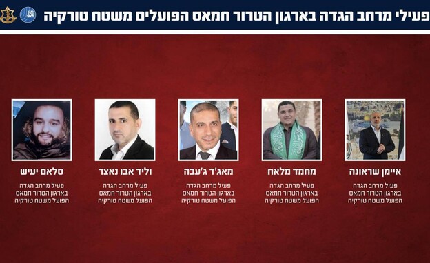 ראשי התשתית בטורקיה (צילום: תקשורת שב"כ)