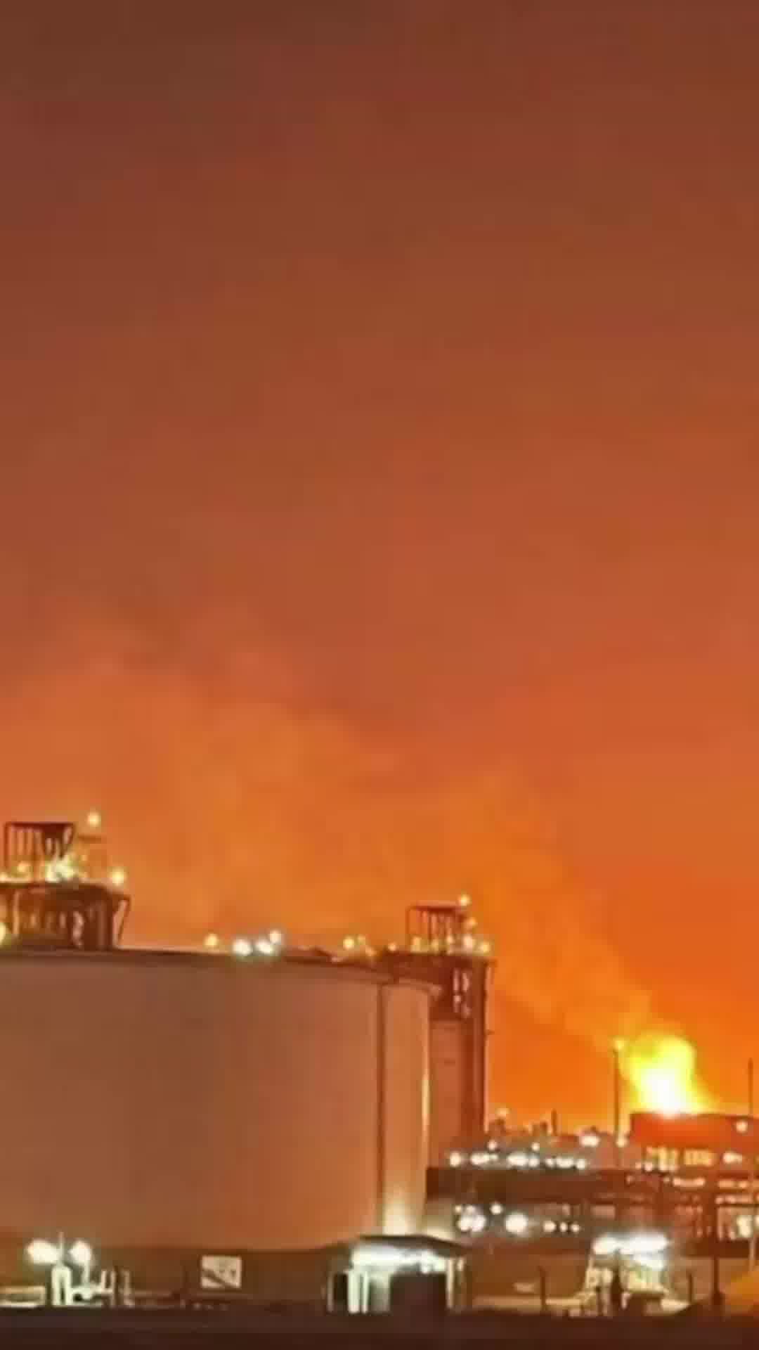 תיעוד נוסף מדוחא. דיווח: מדובר בפיצוץ פנימי במפעל ולא בתקיפה