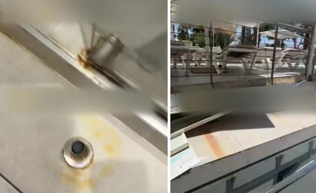 החופשה שהשתבשה במלון באילת (צילום: מתוך "חדשות הבוקר", קשת 12)