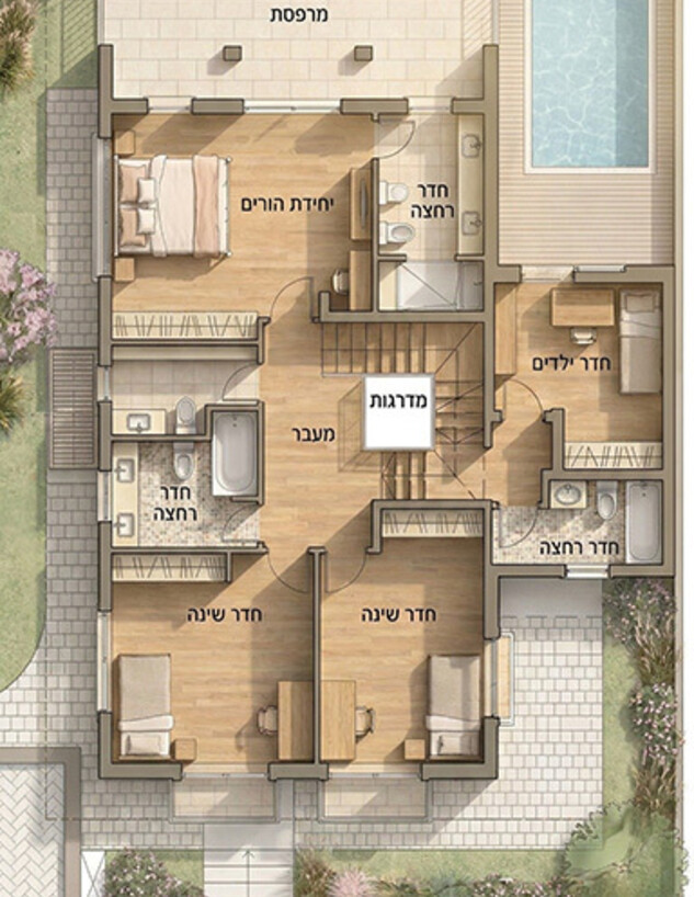 תכנון ועיצוב פנים רונית רחבי מאדר בשיתוף עדי חליפה