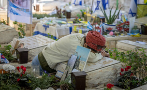 החלקה הצבאית בהר הרצל בירושלים (צילום: חיים גולדברג, פלאש 90)