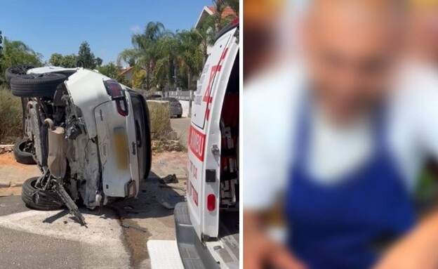 שף הטיקטוק וזירת ההרס בעקבות הבריחה