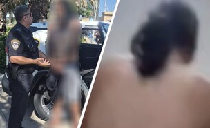 מעצר חשוד בביצוע מעשים מגונים (צילום: דוברות המשטרה)