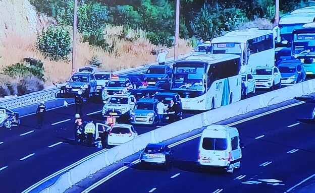 זירת התאונה בשער הגיא זירת התאונה בשער הגיא