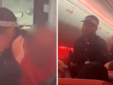 מהומה באוויר: נוסע שהשתולל רותק על ידי צוות האוויר - ונמצא ללא הכרה בנחיתה
