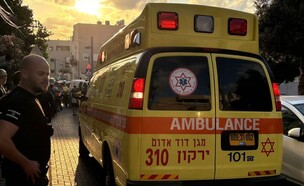 אירוע ירי ביפו (צילום: דוברות מד"א)