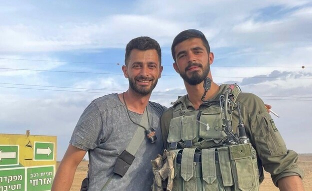 רס"ר (במיל') באסל סויד עם חברו רס"ן גמאל עבאס ז"ל 