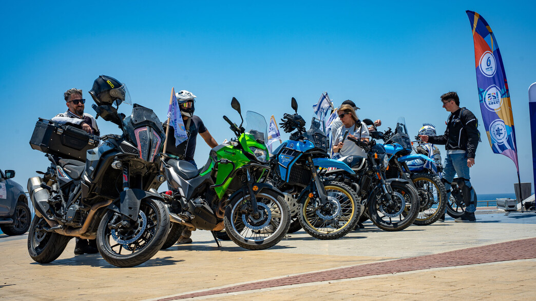 שיירת האופנועים במסע לפיד המכביה 2026 שיירת האופנועים במסע לפיד המכביה 2026