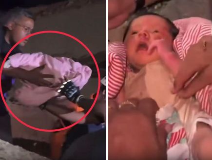 בין ההריסות בוונצואלה – תינוק ואמו חולצו בחיים בלה גואירה