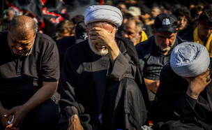 שיעים בלבנון במהלך החג (צילום: Nael Chahine / Middle East Images / AFP via Getty Images)