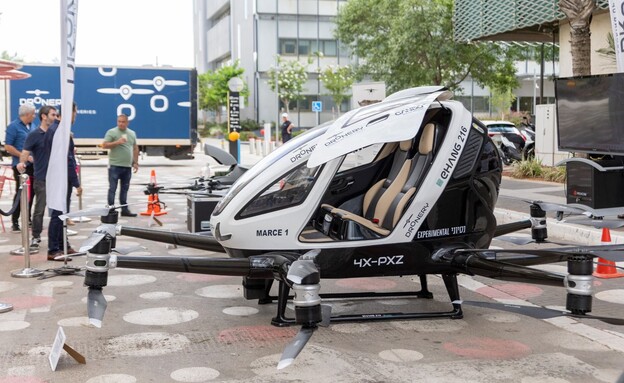 רחפן של חברת Cando Drones (צילום: דור פזואלו, יחסי ציבור)