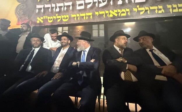 ח"כים של ש"ס שהגיעו לעצרת בבני ברק ח"כים של ש"ס שהגיעו לעצרת בבני ברק