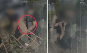 תיעוד הקטטה במסעדה