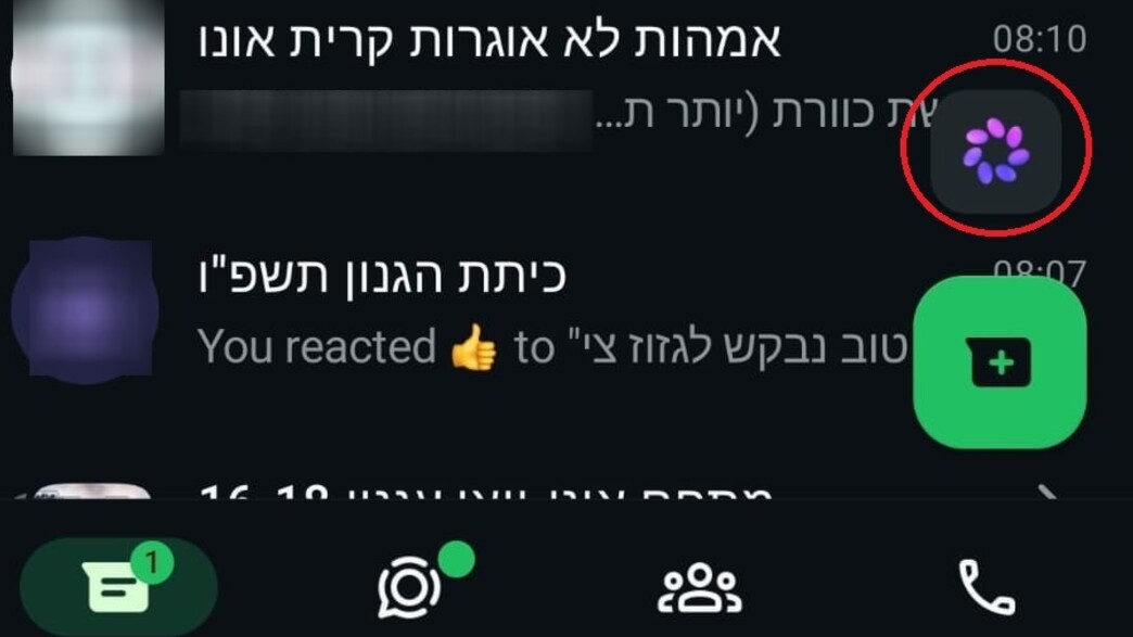 מטא AI בישראל, וואטסאפ