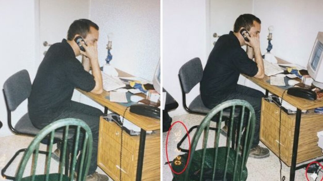 נפתלי בנט בצעירותו, התמונה המקורית מצד שמאל נפתלי בנט בצעירותו, התמונה המקורית מצד שמאל
