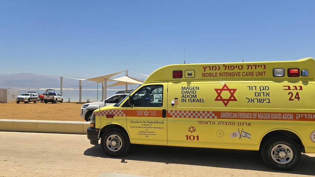 גבר אותר ללא רוח חיים בים המלח גבר אותר ללא רוח חיים בים המלח