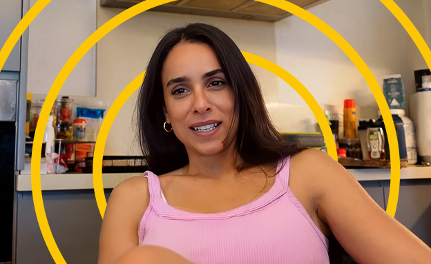 אורטל עמר, "מחוברים" (צילום: HOT; עיצוב: סטודיו Keshet Digital)