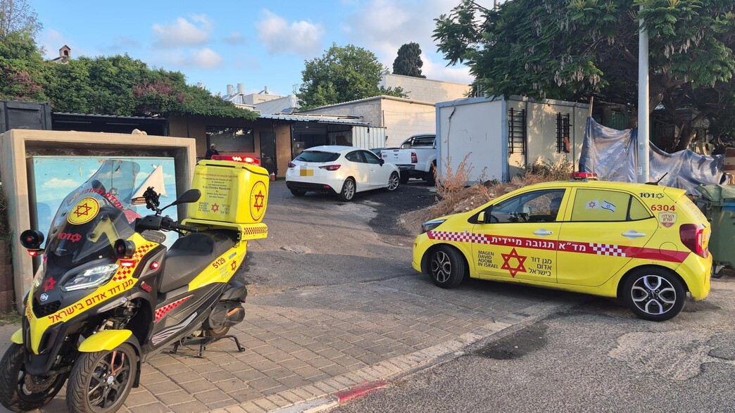 זירת הרצח בנתניה