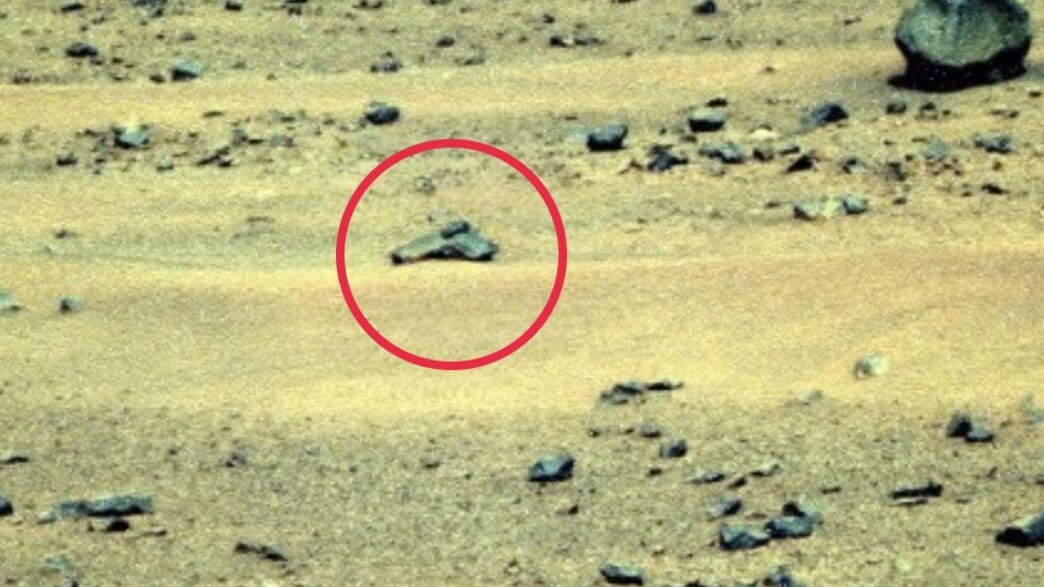 NASA צילמו "אקדח חייזרי" על מאדים - ומחקו
