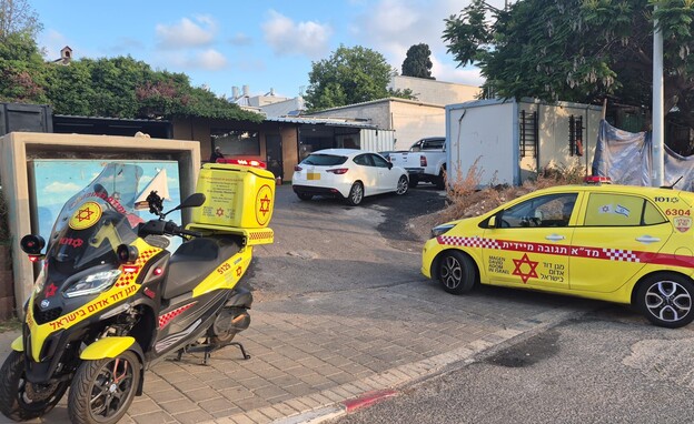 זירת הרצח בנתניה