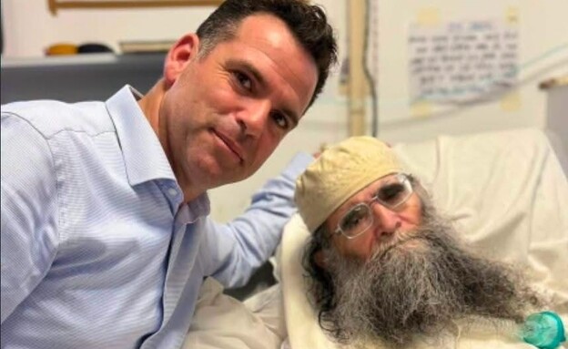 ראש עיריית נתניה יחד עם הרב עמוס גואטה